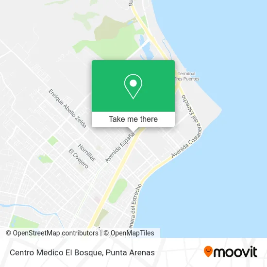 Centro Medico El Bosque map