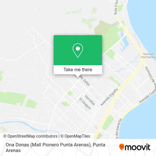 Ona Donas (Mall Pionero Punta Arenas) map