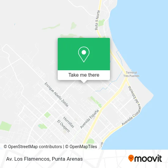 Av. Los Flamencos map
