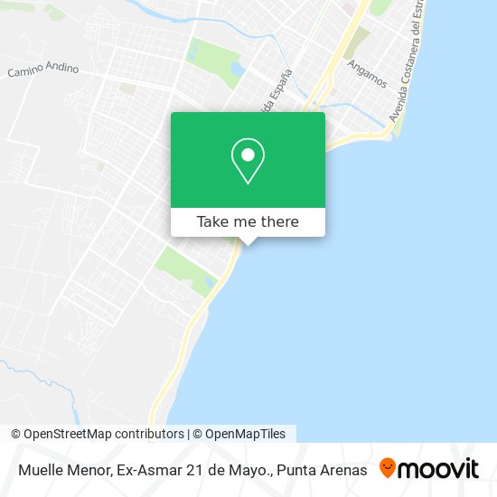 Muelle Menor, Ex-Asmar 21 de Mayo. map