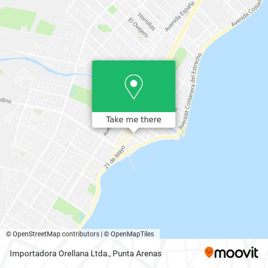 Mapa de Importadora Orellana Ltda.