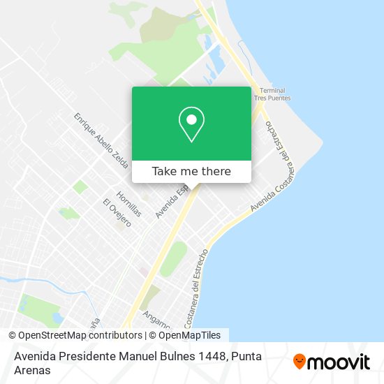 Avenida Presidente Manuel Bulnes 1448 map