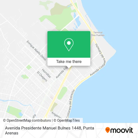 Mapa de Avenida Presidente Manuel Bulnes 1448