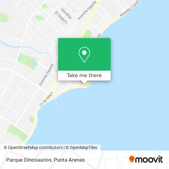 Parque Dinosaurios map