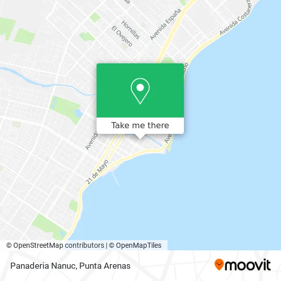 Panaderia Nanuc map