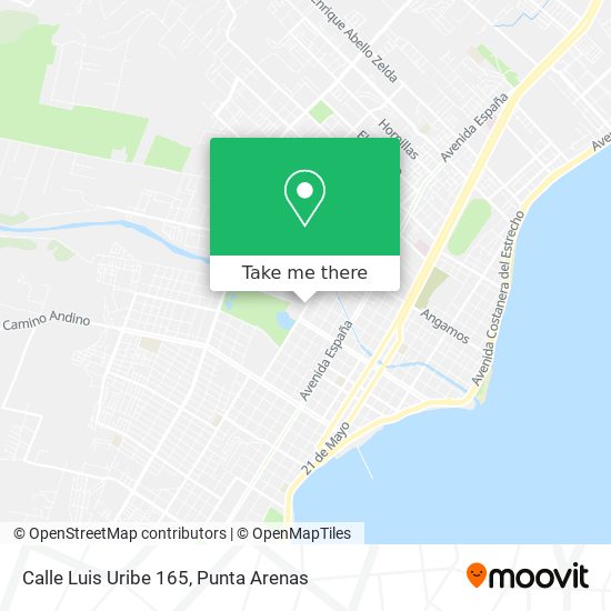 Calle Luis Uribe 165 map