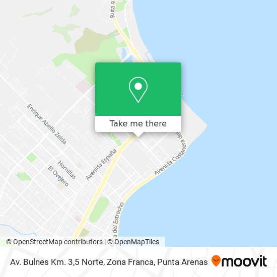 Av. Bulnes Km. 3,5 Norte, Zona Franca map