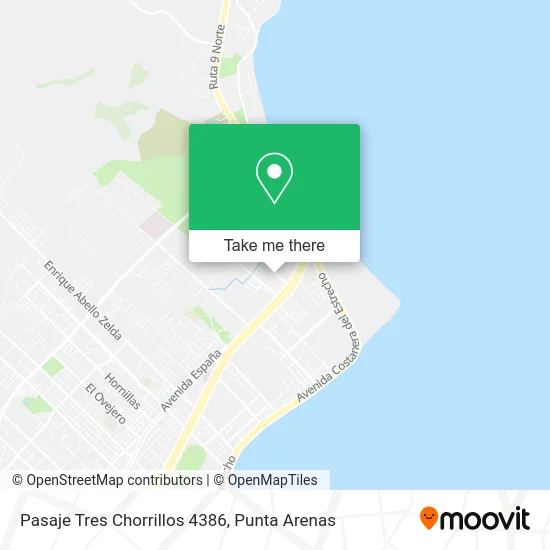 Pasaje Tres Chorrillos 4386 map