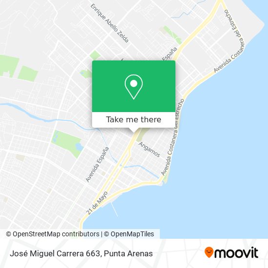 Mapa de José Miguel Carrera 663