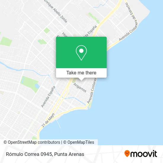 Rómulo Correa 0945 map