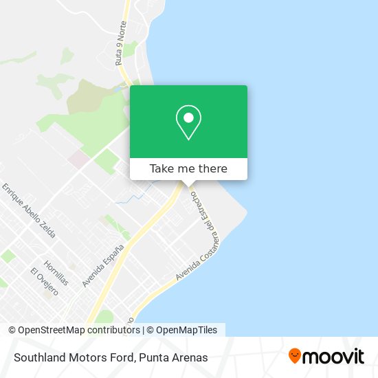 Southland Motors Ford map