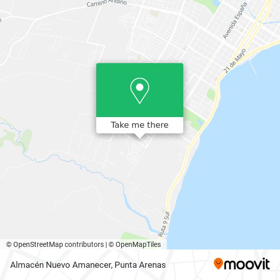 Almacén Nuevo Amanecer map