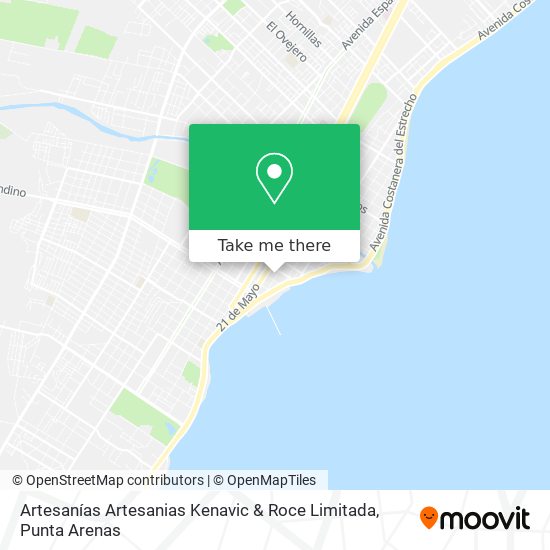 Mapa de Artesanías Artesanias Kenavic & Roce Limitada