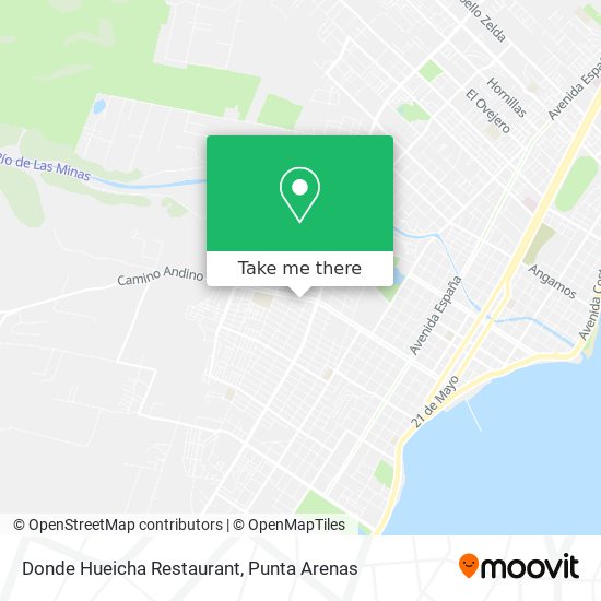 Donde Hueicha Restaurant map