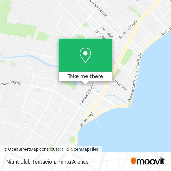 How to get to Night Club Tentación in Punta Arenas by Bus?