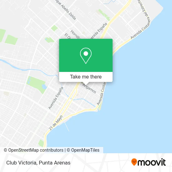 Club Victoria map