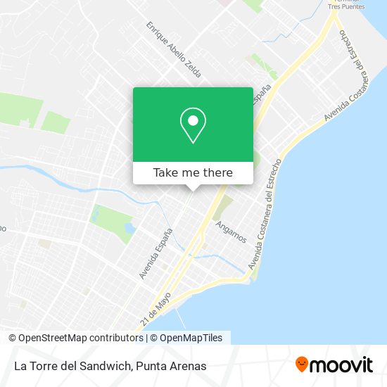 Mapa de La Torre del Sandwich