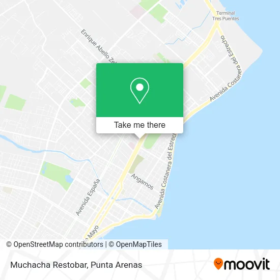 Muchacha Restobar map