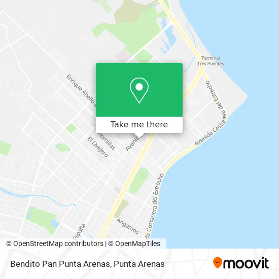 Bendito Pan Punta Arenas map