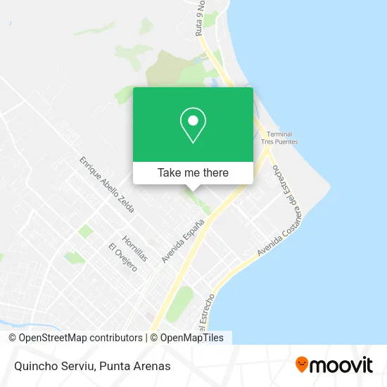 Quincho Serviu map