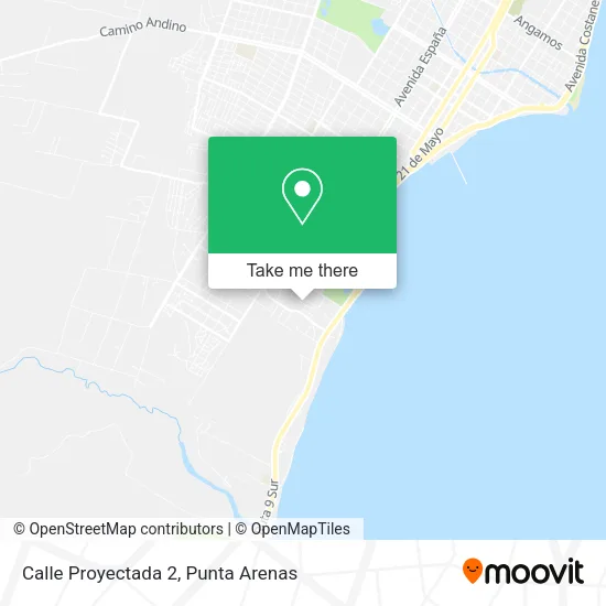 Calle Proyectada 2 map