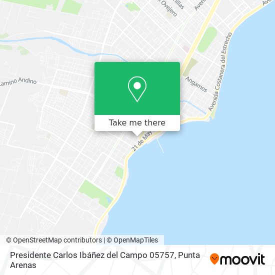 Presidente Carlos Ibáñez del Campo 05757 map