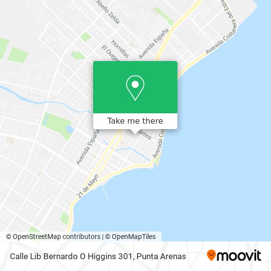 Calle Lib Bernardo O Higgins 301 map