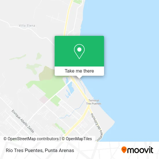 Río Tres Puentes map