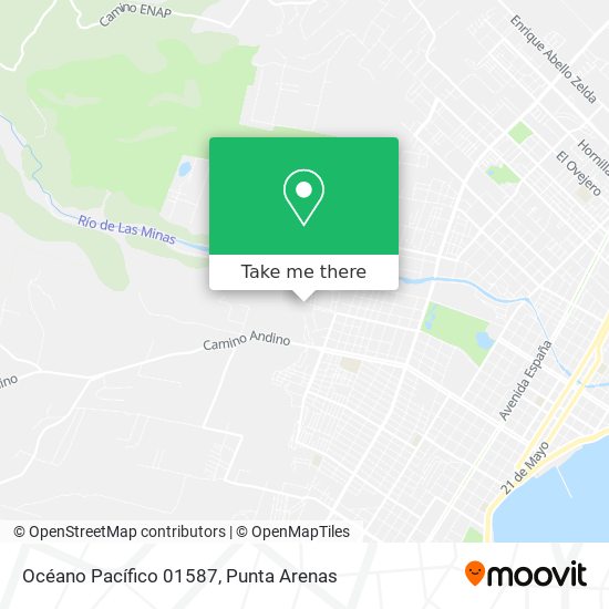 Mapa de Océano Pacífico 01587