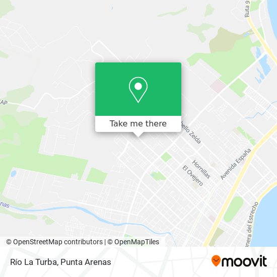 Mapa de Río La Turba
