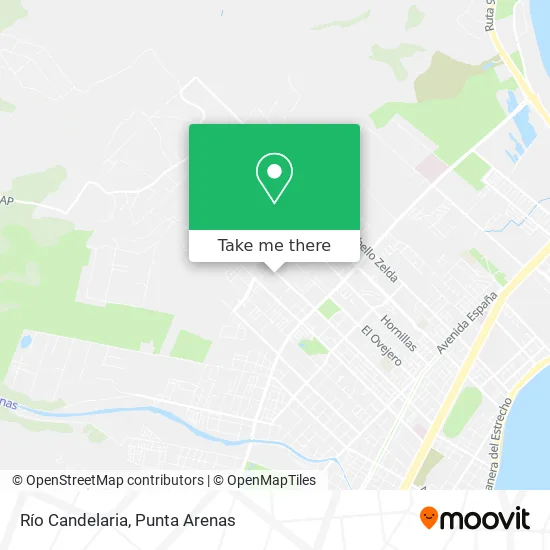 Río Candelaria map