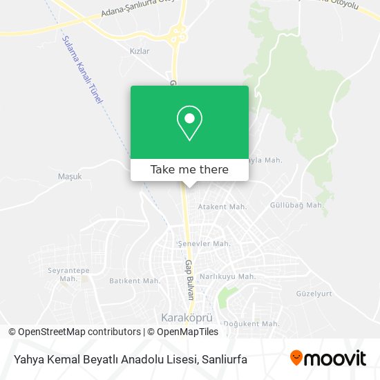 Yahya Kemal Beyatlı Anadolu Lisesi map