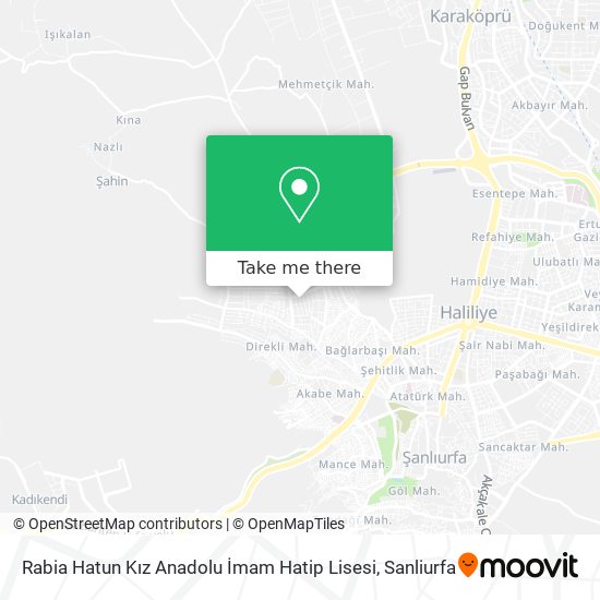 Rabia Hatun Kız Anadolu İmam Hatip Lisesi map