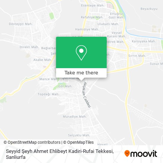 Seyyid Şeyh Ahmet Ehlibeyt Kadiri-Rufai Tekkesi map