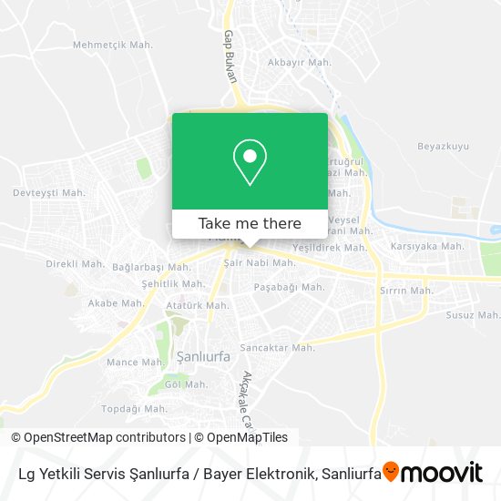 Lg Yetkili Servis Şanlıurfa / Bayer Elektronik map