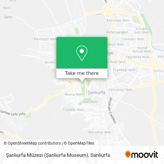Şanlıurfa Müzesi (Şanlıurfa Museum) map