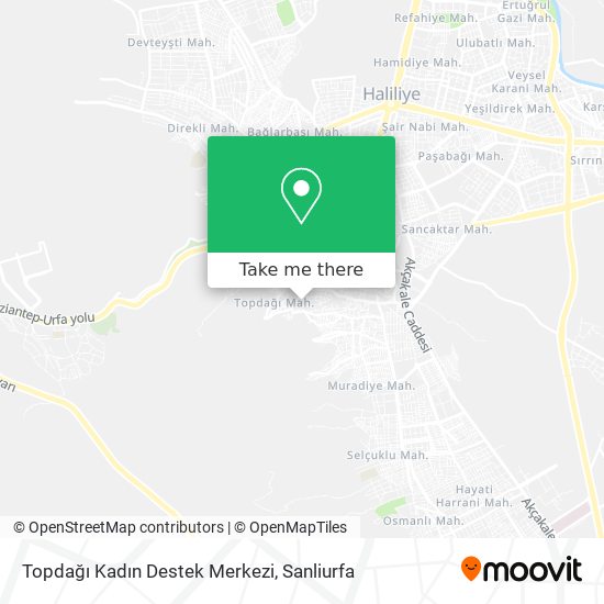 Topdağı Kadın Destek Merkezi map