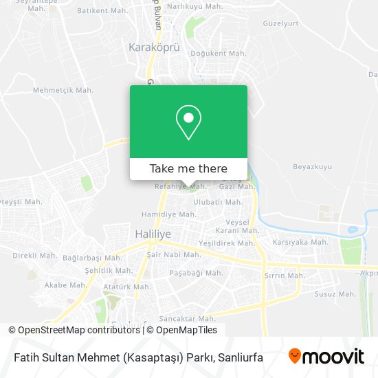 Fatih Sultan Mehmet (Kasaptaşı) Parkı map