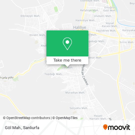 Göl Mah. map