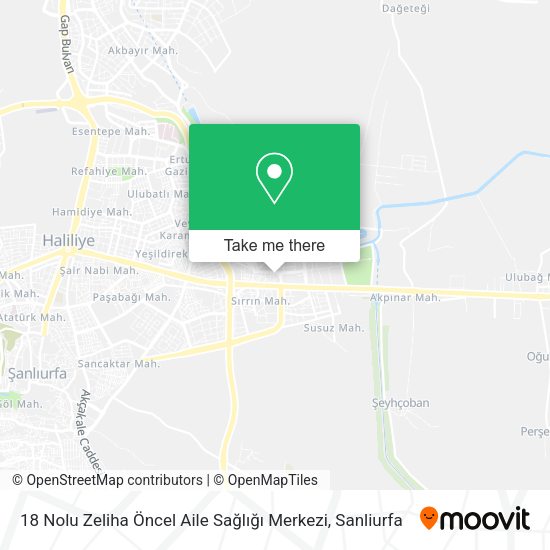 18 Nolu Zeliha Öncel Aile Sağlığı Merkezi map