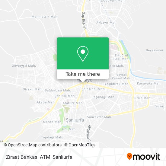 Ziraat Bankası ATM map