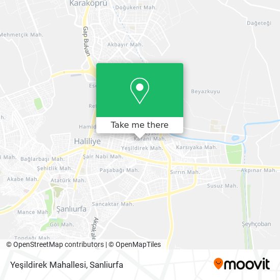 Yeşildirek Mahallesi map