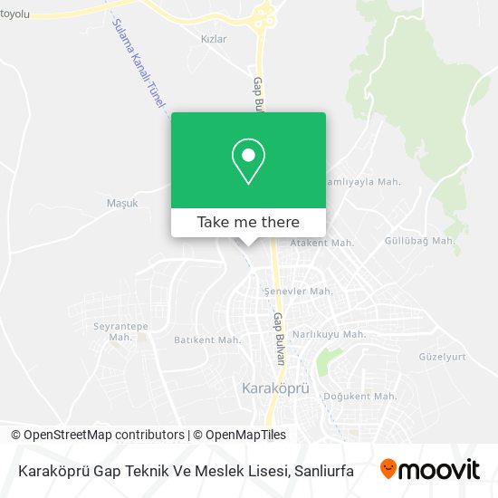 Karaköprü Gap Teknik Ve Meslek Lisesi map