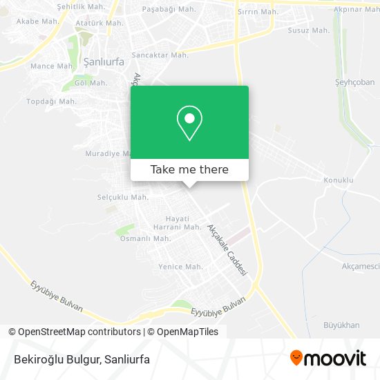 Bekiroğlu Bulgur map