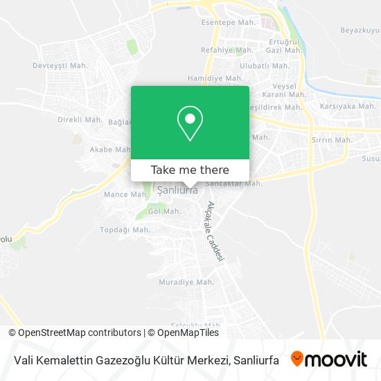 Vali Kemalettin Gazezoğlu Kültür Merkezi map