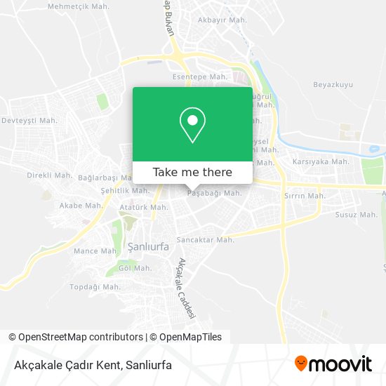 Akçakale Çadır Kent map