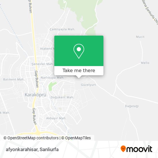 afyonkarahisar map
