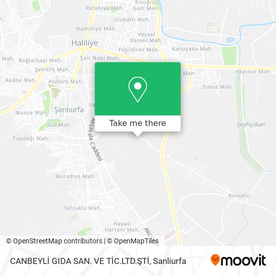 CANBEYLİ GIDA SAN. VE TİC.LTD.ŞTİ map
