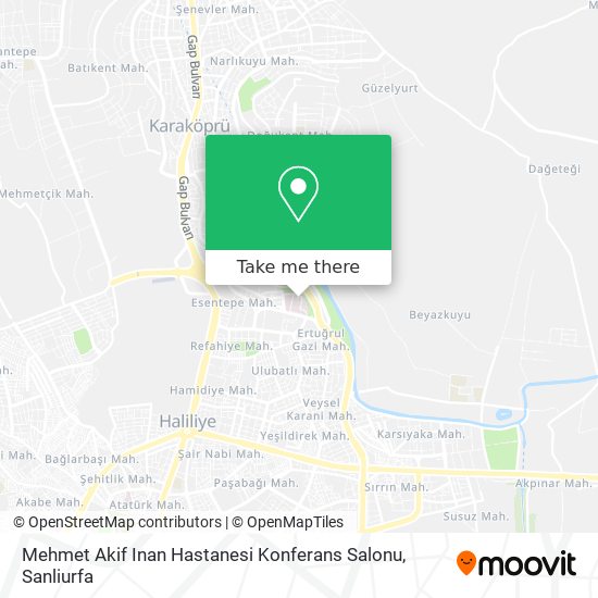 Mehmet Akif Inan Hastanesi Konferans Salonu map