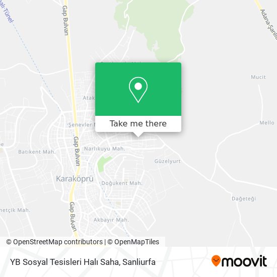 YB Sosyal Tesisleri Halı Saha map